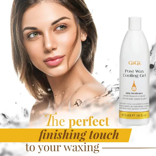Miniatura 4 de GiGi Gel refrescante post depilación - Tratamiento calmante después de la cera, refrescante para la piel e hidratante para una piel suave, 16 fl.