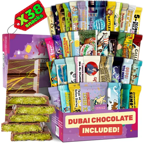 Caja de aperitivos internacional, experiencia única con dulces exóticos universales y golosinas de todo el mundo, alimentos extranjeros listos para