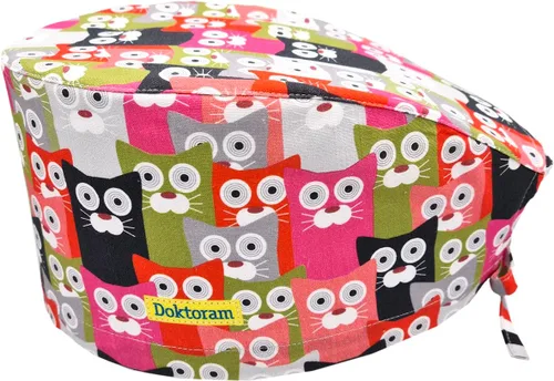 Miniatura 75 de Print Scrub Caps - Sombrero perfecto para enfermeras, médicos y EMTs..