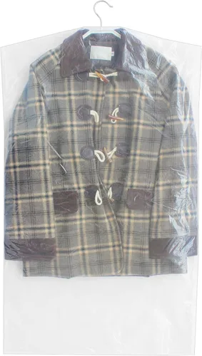 Miniatura 6 de Paquete de 50 fundas de plástico transparente de 23.6 x 40 pulgadas para colgar ropa, bolsas de ropa a prueba de polvo para pequeñas empresas