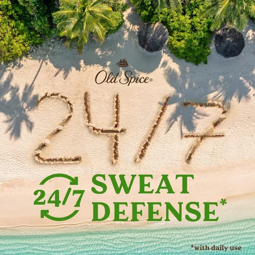 Miniatura 3 de Old Spice Sweat Defense Antitranspirante y desodorante para hombres, protección definitiva del sudor 24/7, aroma de larga duración, suave y sólido