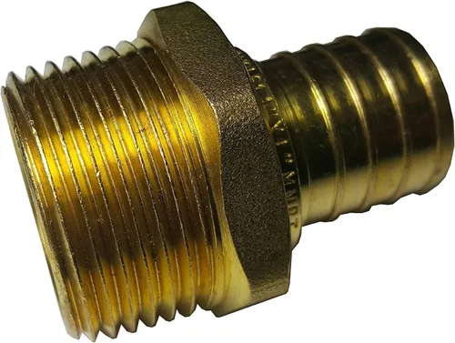 Miniatura 9 de Adaptador NPT macho de 1" Pex x 1", latón (1)