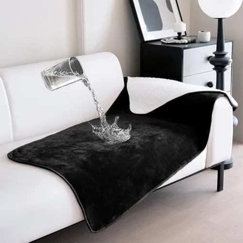 Miniatura 43 de gogobunny Manta de cama impermeable, manta reversible de forro polar Sherpa para perro, cachorro y gato, funda de muebles que protege la cama