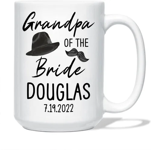Miniatura 12 de Taza personalizada para la tía de la novia, taza de tía novia, regalo de boda para tía de la novia, regalo de tía de novia, taza de café de boda