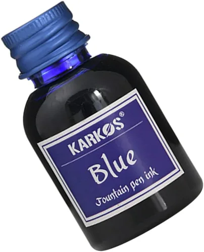 Miniatura 2 de Tinta embotellada para plumas estilográficas, azul oscuro brillante, tinta de caligrafía de 1.0 fl oz, escritura artística, dibujo, pintura, tinta