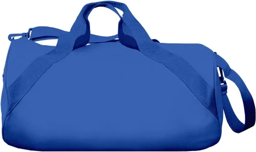 Miniatura 2 de Voleibol Chica Texto Personalizado Barril Duffel Bag, Azul Real
