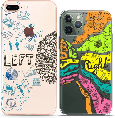 Miniatura 17 de Fundas a juego para parejas compatibles con iPhone 16 15 14 13 12 11 Pro Max Mini Xs X 6s 8 Plus 7+ Xr 10 SE 5 Girlfriend Cat Silicone Pair Cover