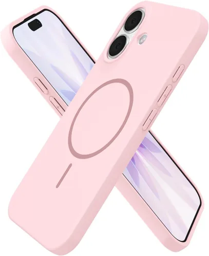 Miniatura 56 de oakxco Funda de silicona Mag Safe para iPhone 17 Pro Max, funda magnética delgada y fina compatible con carga inalámbrica MagSafe, bonita funda Negro