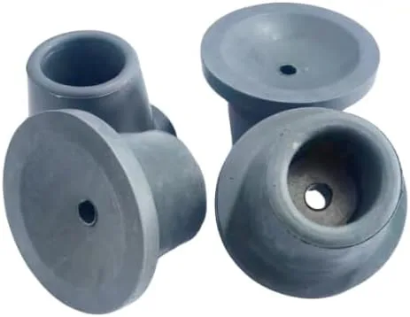Miniatura 6 de Puntas de goma resistentes para silla de ducha y silla de baño, puntas de patas antideslizantes para taburetes de ducha, 4 unidades, 1 pulgada
