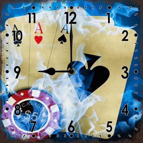 Miniatura 10 de Reloj de pared con bola de billar de 10 pulgadas, silencioso, sin tictac, funciona con pilas, para el hogar, sala de estar, lavandería, cocina