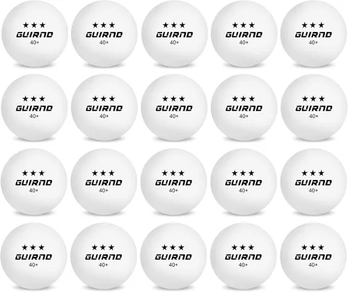 20 paquetes de pelotas de ping pong, pelotas de tenis de mesa de 3 estrellas, más de 40 pelotas de pong para competencia y juego recreativo, pelota