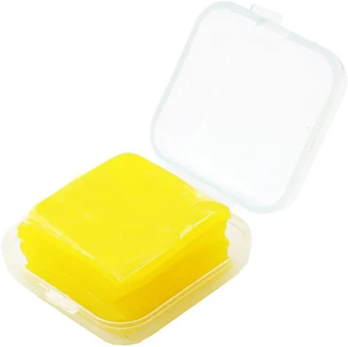 Miniatura 5 de EUBUY 24 piezas de cera de diamantes, colorido bricolaje pintura de diamantes pegamento arcilla pintura cera contenedores cuadrados organizador caja