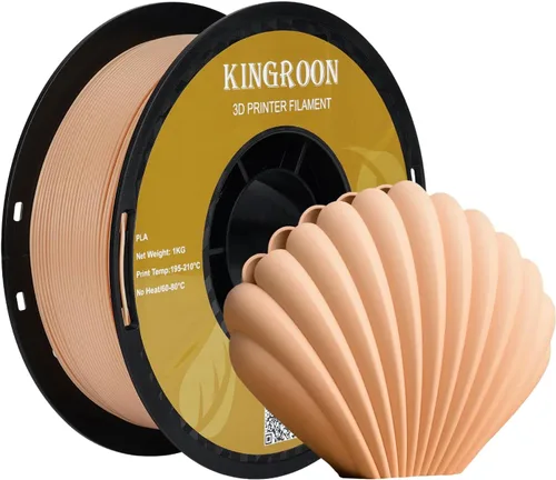 Miniatura 32 de Filamento para impresora 3D Kingroon PLA, 10 carretes, precisión dimensional +/- 0.02 mm, carrete de 10 kg (22 libras), 1.75 mm, negro