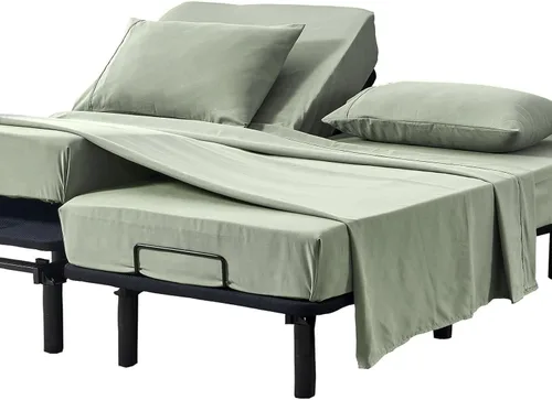 Miniatura 32 de Kingnex Sábanas de sofá cama individual para sofá cama extraíble de 36 x 72 pulgadas, microfibra suave de doble cepillado 1800, 3 piezas incluyen 1
