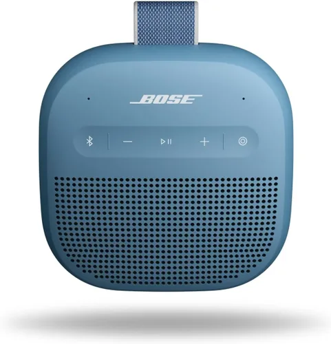 Bose SoundLink Micro Altavoz Bluetooth portátil (2ª generación), altavoz inalámbrico para exteriores, hasta 12 horas de duración de batería, Azul