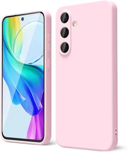 Miniatura 65 de oakxco Funda para teléfono Samsung Galaxy S21 Ultra con agarre de silicona líquida, bonita funda delgada y delgada de goma suave de TPU lisa
