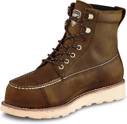 Miniatura 8 de Irish Setter, Wingshooter ST, Botas para hombre de 8 pulgadas, impermeables, con punta de seguridad no metálica, Botas de trabajo Ámbar