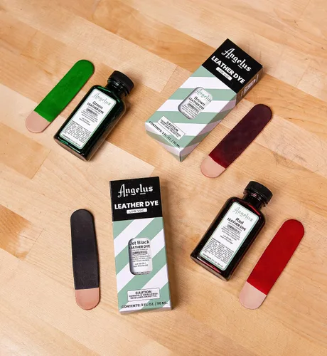 Miniatura 3 de Angelus Tinte para cuero, tinte flexible para cuero, para zapatos, botas, bolsos, manualidades, muebles y más, 3 onzas (sangre de buey)