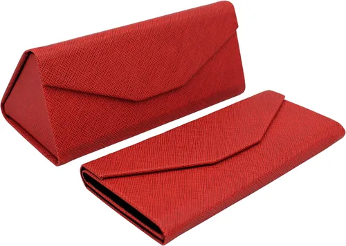 Miniatura 82 de Real Sic Funda para lentes de sol para hombres y mujeres, soporte magnético plegable para lentes de sol, inspirado en el color sólido