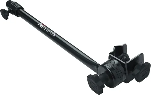 Miniatura 2 de Gator Frameworks Abrazadera ajustable en ángulo Mini diseño entrelazado brazo de pluma de 16 pulgadas (GFW-MIC-CLMPBM16)