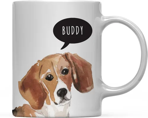 Miniatura 68 de Andaz Press Taza de café personalizada de 11 onzas para perro, Shih Tzu Shorter Haired Up Close, paquete de 1 Shih Tzu pelo más corto personalizado