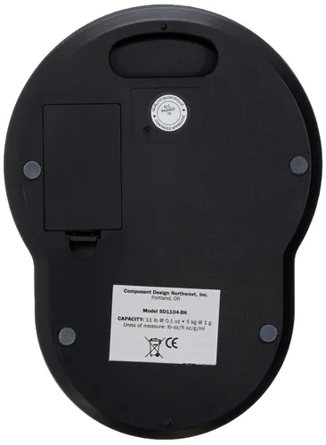 Miniatura 3 de CDN ProAccurate - Báscula digital de cocina, 11 libras, color negro