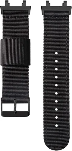 Hijiawee Correas de repuesto aptas para Amazfit T-Rex 2, correa de lona de nailon tejido suave para reloj T-Rex2, hombres y mujeres Negro