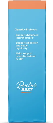 Miniatura 4 de Doctor's Best Cápsulas probióticas digestivas para mujeres y hombres, suplemento de probióticos para la salud digestiva, apoya la salud intestinal