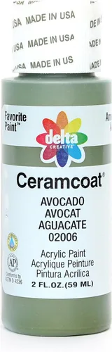 Miniatura 128 de Delta Creative Ceramcoat - Pintura acrílica en varios colores (2 onzas), 2436, carbón