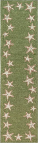 Miniatura 62 de Liora Manne CAPR5163633 - Alfombra costera para interiores y exteriores, color azul marino, 2 pies x 5 pies Cuerdas Navy