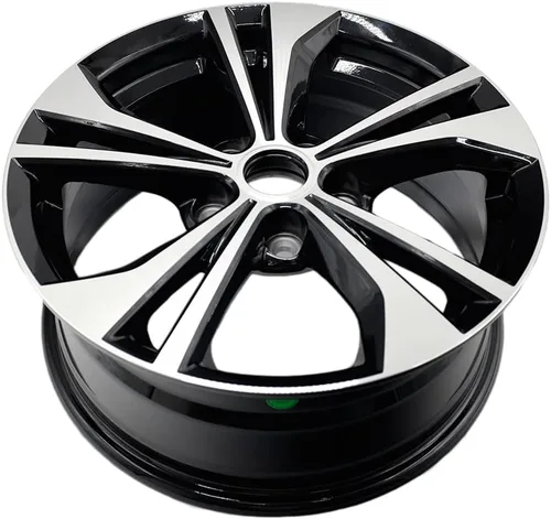 Miniatura 4 de Nueva rueda de aleación individual de 16 "16x6.5 pulgadas para Nissan Sentra 2020–2023 Llanta de repuesto de diseño OEM Negro mecanizado
