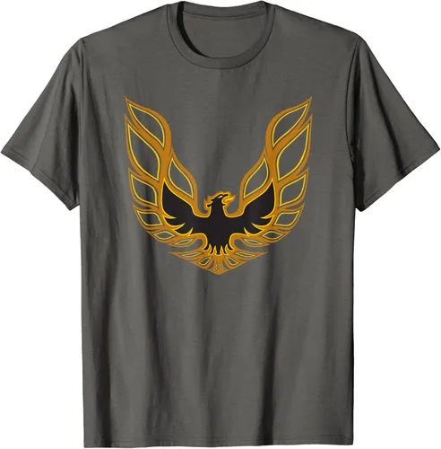 Logotipo vintage de Firebird Trans-Am, gris, S