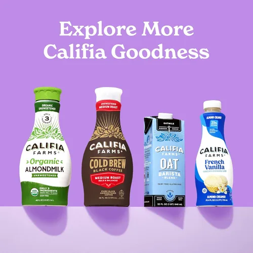 Miniatura 6 de Califia Farms - Mezcla de leche de avena para barista, 32 fl oz, sin lácteos, vegana, a base de plantas, sin gluten, sin transgénicos, espumador