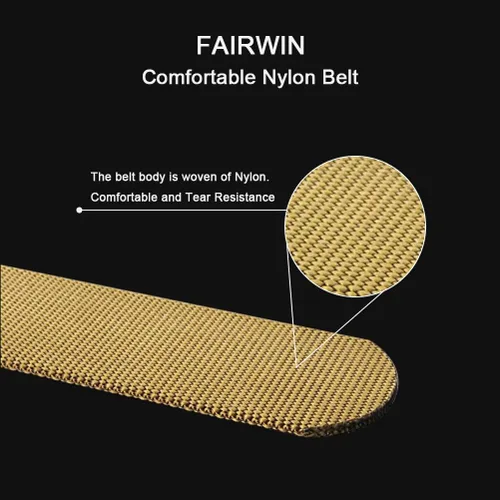 Miniatura 5 de Fairwin - Cinturón táctico de seguridad de 1.7 pulgadas de nailon para hombre con hebilla de liberación rápida de alta resistencia con anillo en V