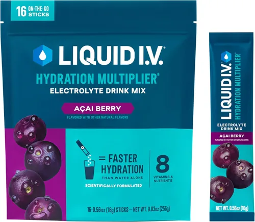 Miniatura 10 de Liquid I.V.® Hydration Multiplier - Popsicle Firecracker Mezcla en polvo de electrolitos para bebida 1 paquete (16 porciones)