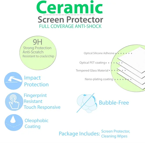 Miniatura 8 de KIQ Protector de pantalla de cerámica para iPad de 8ª generación compatible (10.2 pulgadas iPad 8/7 generación 2020 2019)