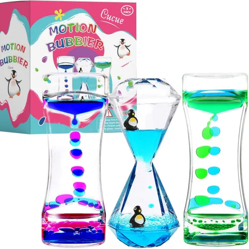 Miniatura 7 de Liquid Motion Bubbler - Tubos antiestrés para aliviar el estrés - Juego visual calmante para la escuela, el hogar, la oficina, relleno de calcetines