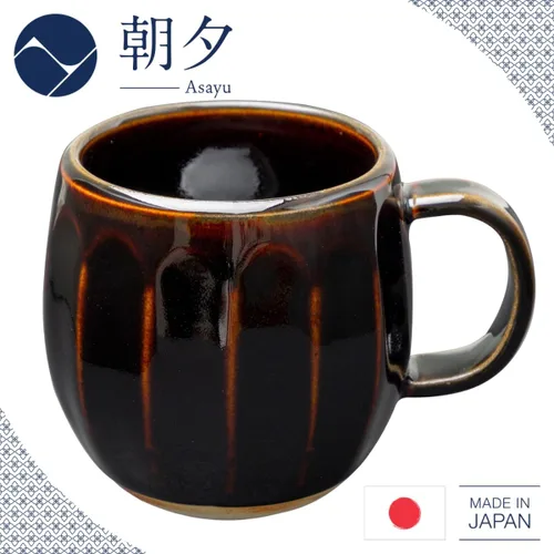 Miniatura 9 de Asayu Japan Juego de cafetera de cerámica para verter café en marrón chocolate, soporte de filtro de papel de preparación lenta y gotero con 3