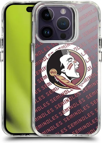 Miniatura 130 de Head Case Designs Funda de gel suave FSU Seminoles de la Universidad Estatal de Florida con licencia oficial compatible con Apple iPhone 13 Pro Max