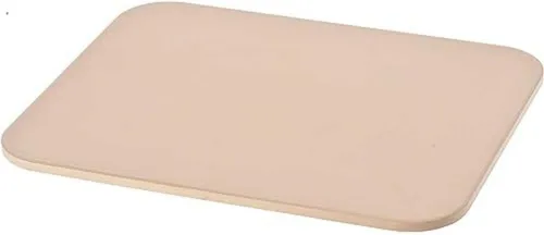 American Metalcraft Piedra de cerámica para pizza, 15 pulgadas de largo x 12 pulgadas de ancho x 3⁄8 pulgadas de alto, crema