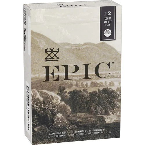 Miniatura 3 de EPIC Barras, paquete variado (pollo, carne de res, venado), apto para dieta cetogénica, 12