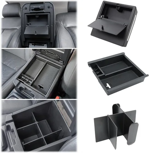 Miniatura 7 de JKCOVER Organizador de accesorios de consola central compatible con Toyota Tacoma 2016 2017 2018 2019 2020 2021 2022 2023, bandeja de inserción