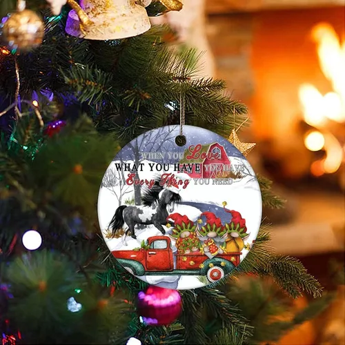 Miniatura 3 de Cheyan Divertido adorno de porcelana de Navidad para decoración del hogar, colgantes de Navidad, plantas, árbol de Navidad, adorno colgante