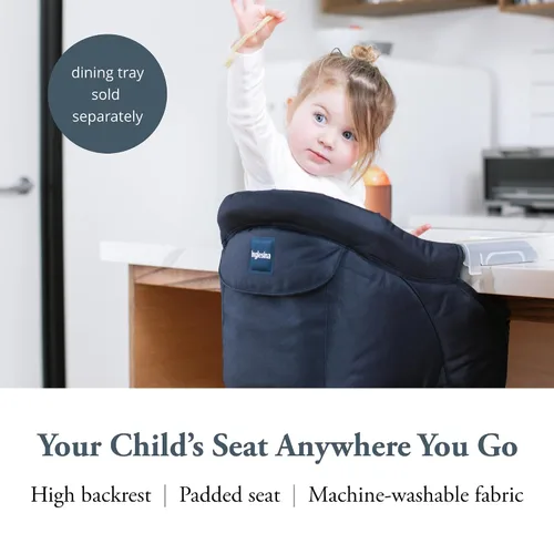 Miniatura 31 de Inglesina Silla de Mesa Rápida, Negro - Silla Alta Portátil para Bebés - para Bebés y Niños Pequeños hasta 37 libras - Diseño Plegable - Se Adapta a