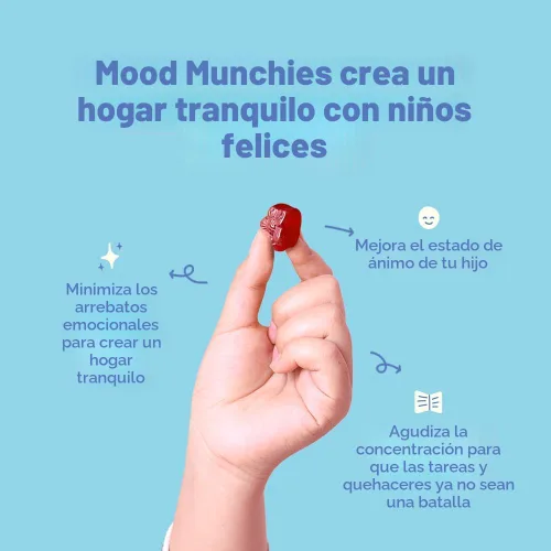 Miniatura 2 de JoySpring Gomitas de azafrán para niños Extracto de azafrán con suplementos GABA que ofrecen apoyo al estado de ánimo y calma las rabietas