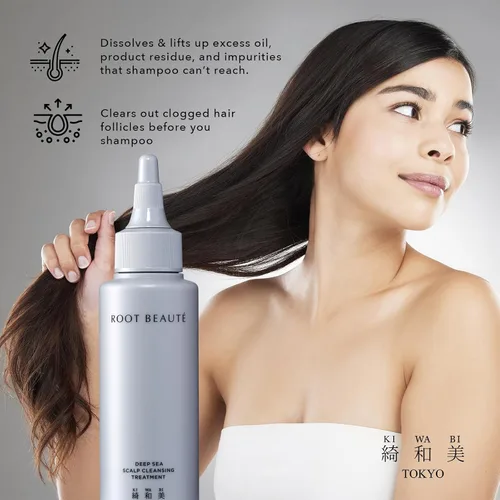 Miniatura 2 de Kiwabi Root Beauté - Tratamiento para el cuero cabelludo profundo – Gel de tratamiento de desintoxicación del cuero cabelludo con agua de océano
