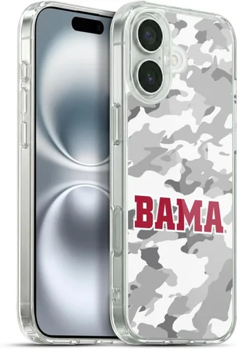 Miniatura 349 de Head Case Designs Funda de gel suave con licencia oficial de la Universidad de Alabama UA Collage compatible con Apple iPhone 13 Pro Max
