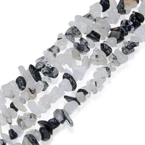 Miniatura 15 de Adabele Cuentas sueltas de gemas de cristal natural Chrysocolla de 15 pulgadas, con agujero perforado, de forma libre, espaciadores de piedra