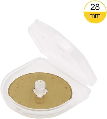 Miniatura 4 de AUTOTOOLHOME Cuchillas de corte rotativas de titanio de 1.102 in, paquete de 10 cuchillas de repuesto para acolchado, costura, álbumes de recortes