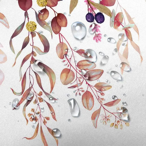 Miniatura 5 de MERCHR Cortina de ducha de otoño, lindo juego de cortinas de ducha de tela de cosecha de hojas rojas y doradas para baño, accesorios de decoración